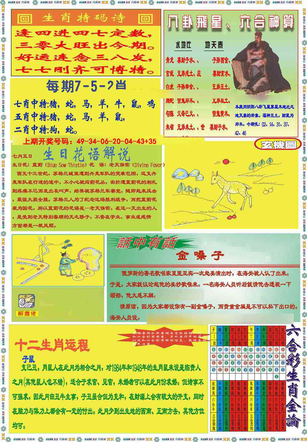 080期九龍马经B(推荐)[图]